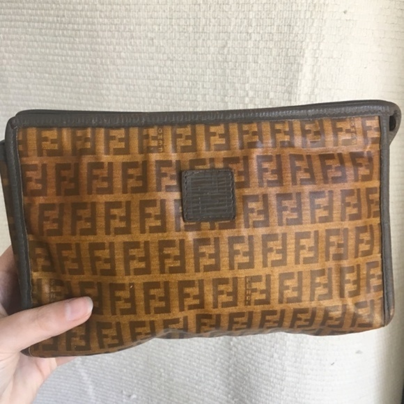 Fendi Other - Fendi FF Vintage Dopp Kit Travel Toiletry Bag Vtg